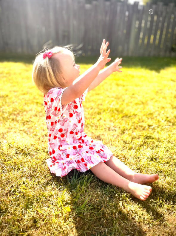 Nelle Cherry Beach Dress