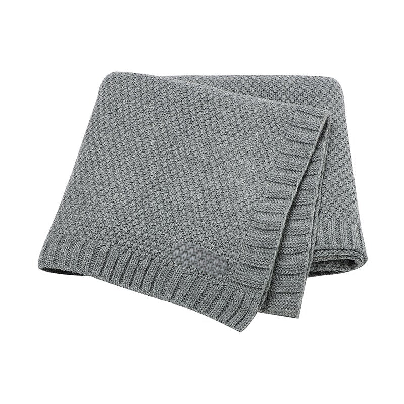 Soft cosy knitted blanket perfect for keeping children warm and comfortable