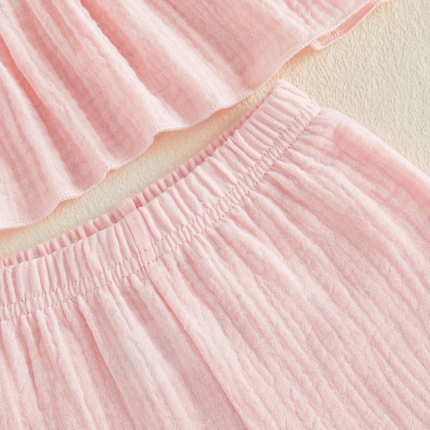 Strawberry Cami Top & Wide Leg Trousers