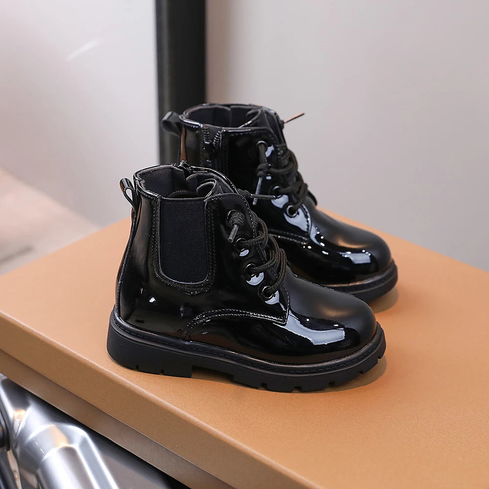 Patent Chelsea Ankle Boots