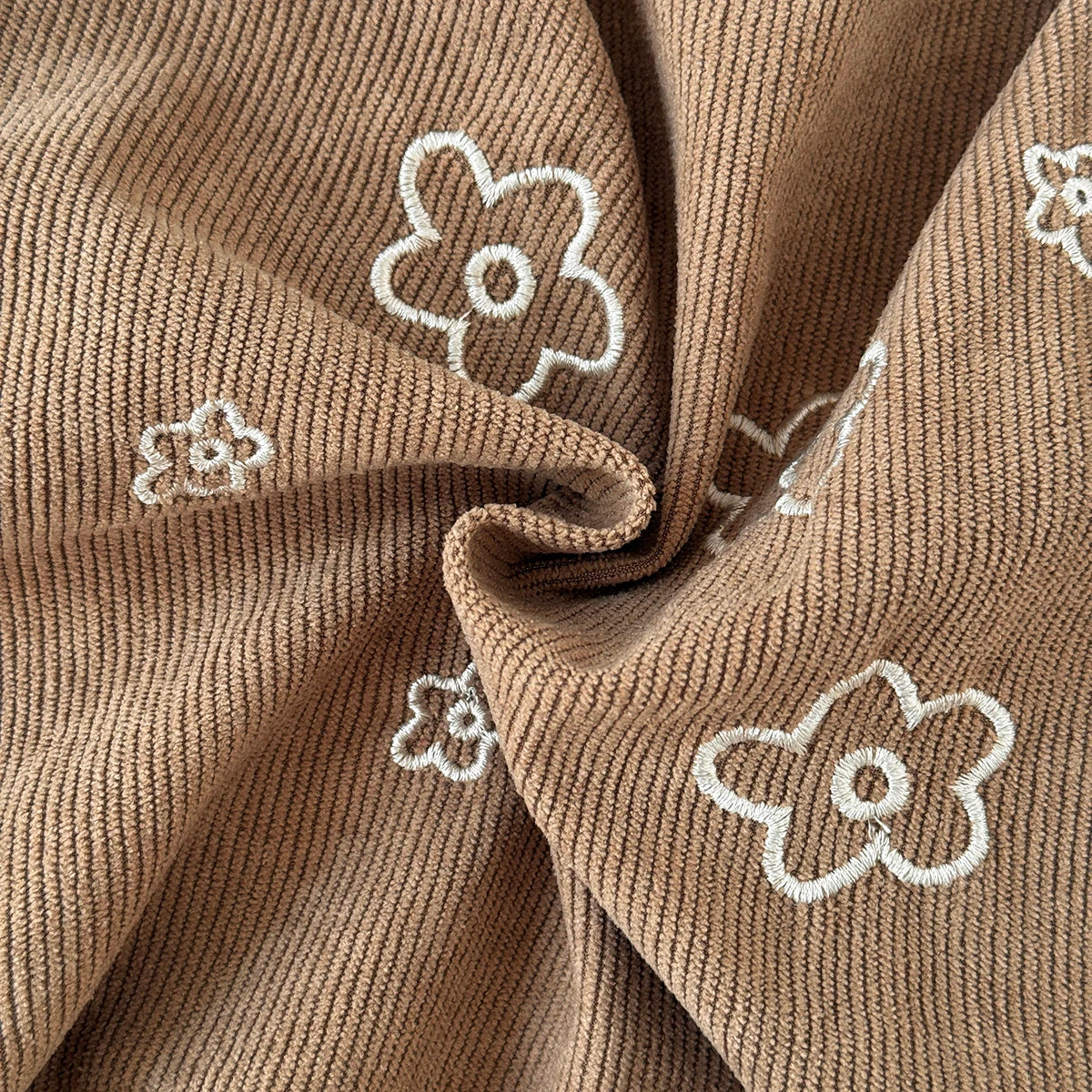 Floral Corduroy Dress