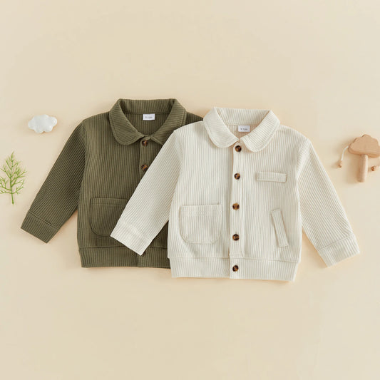 Waffle Collared Jacket