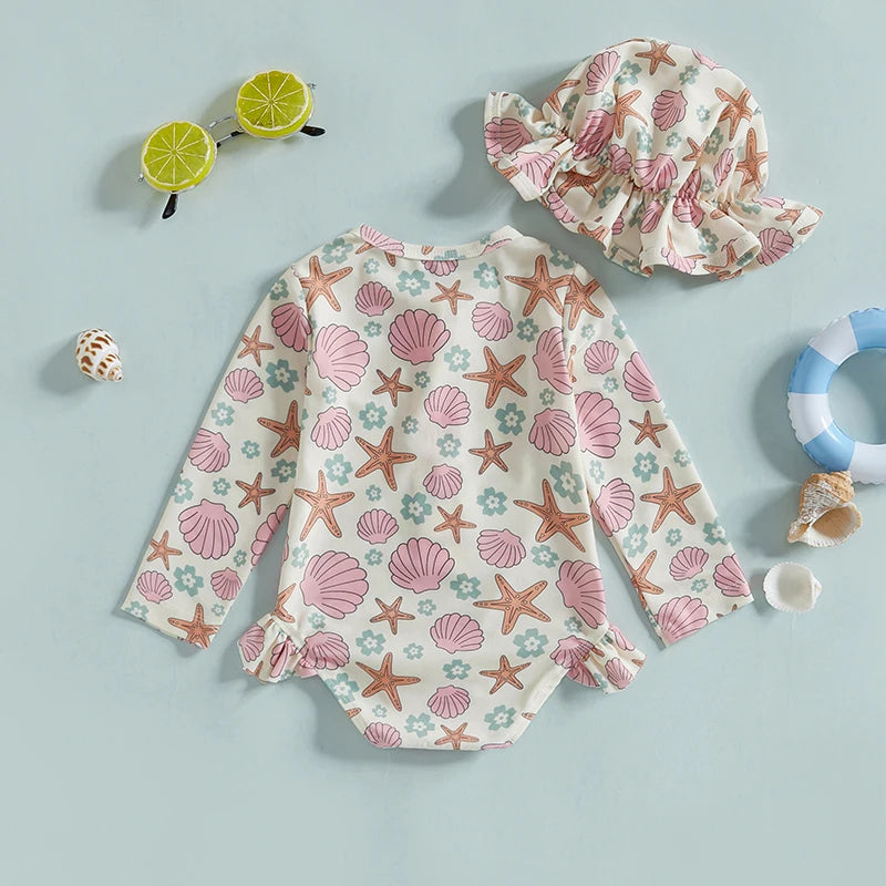 Nora Starfish Swimsuit & Bonnet