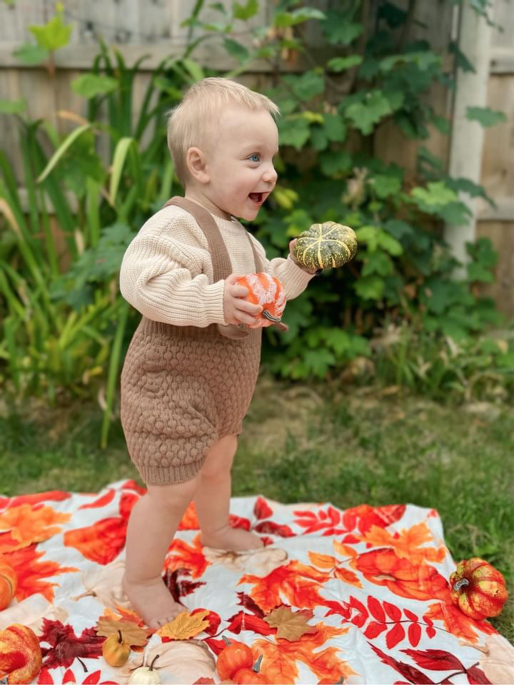 Knitted Ribbed Romper