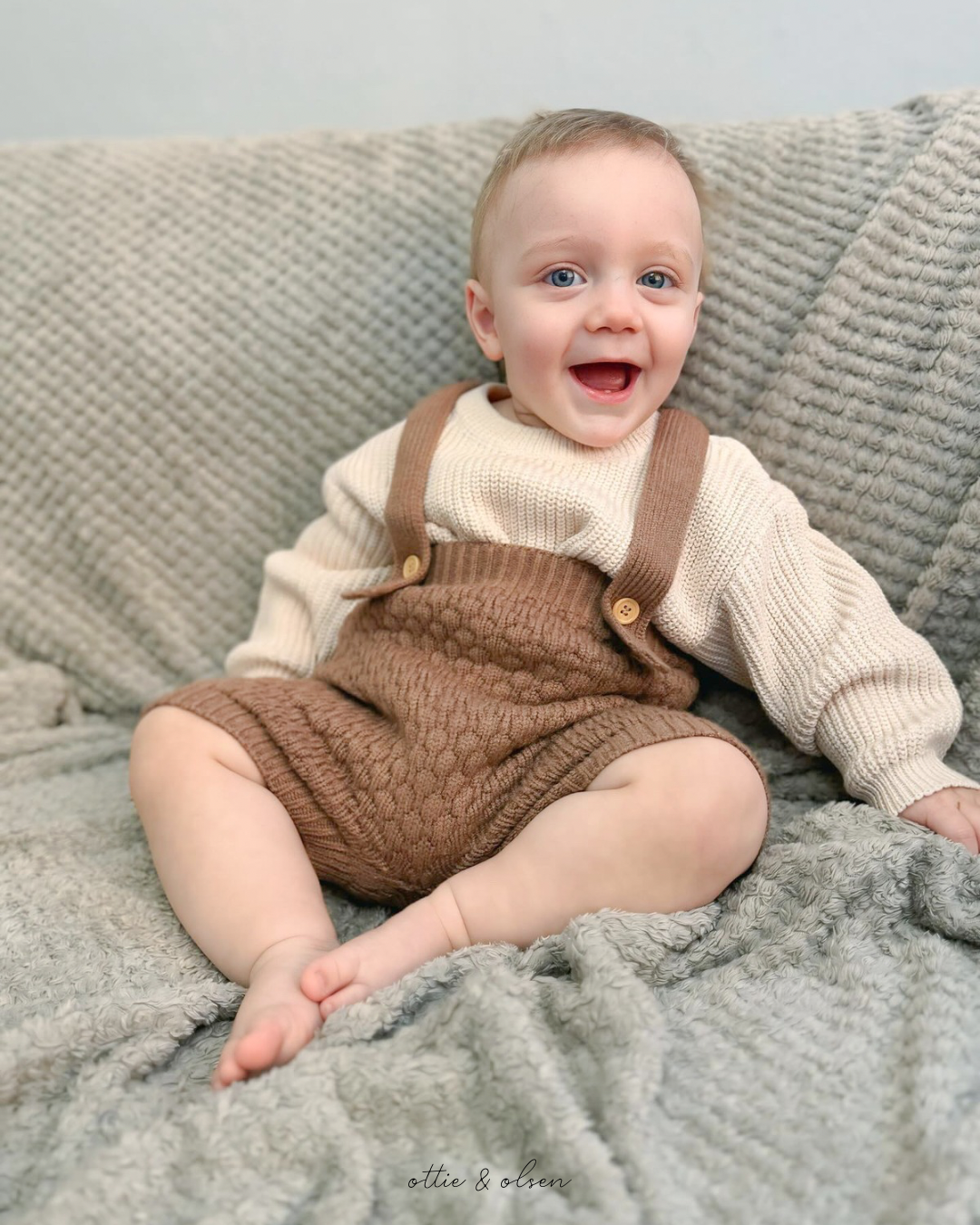 Knitted Ribbed Romper