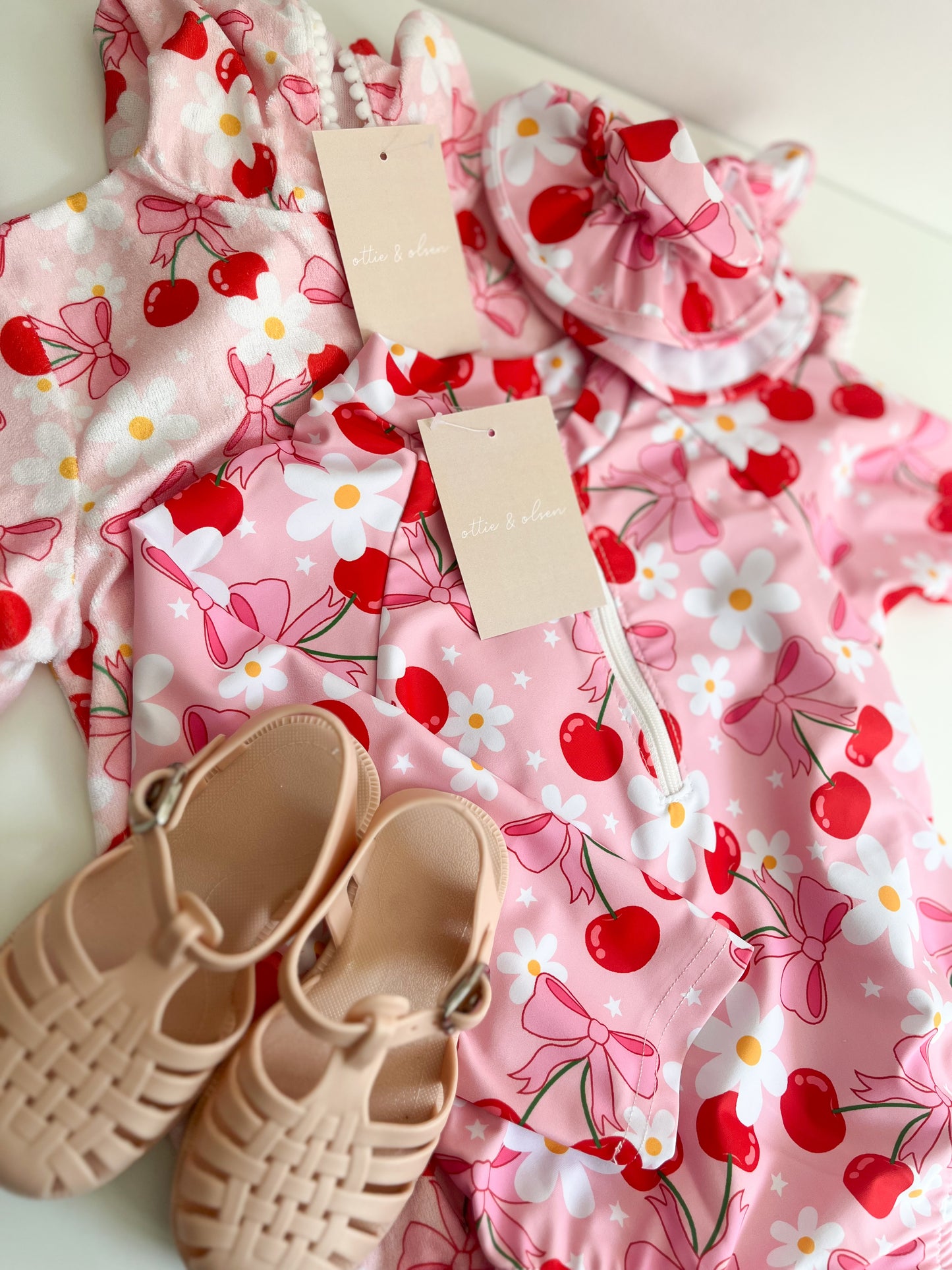 Nelle Cherry Beach Dress