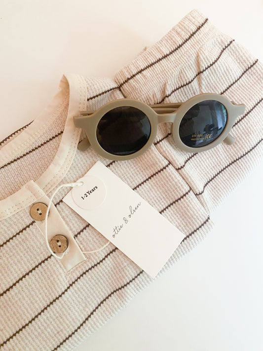 Theo Waffle Tee & Bummies