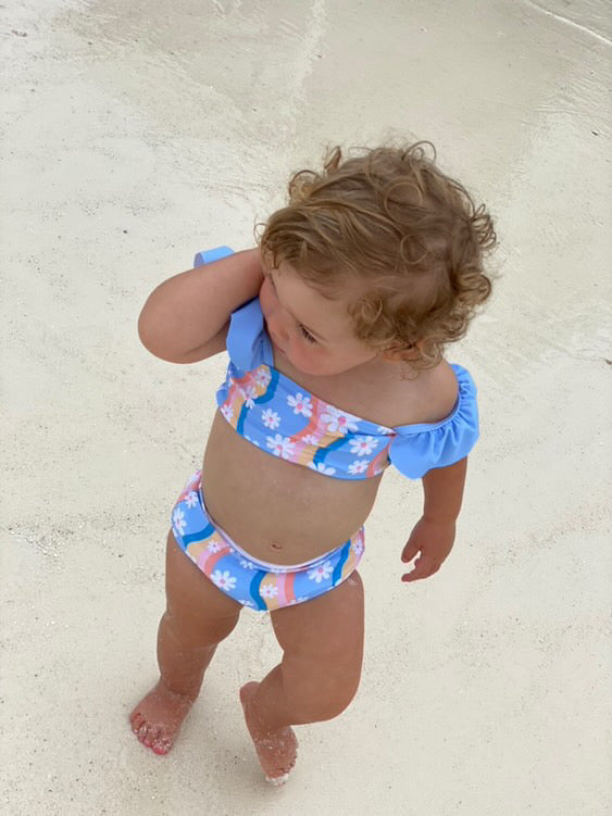 Gracie Floral Swim Bummies & Bonnet