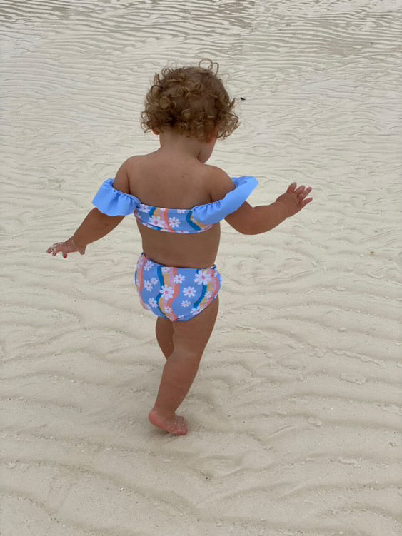 Gracie Floral Swim Bummies & Bonnet