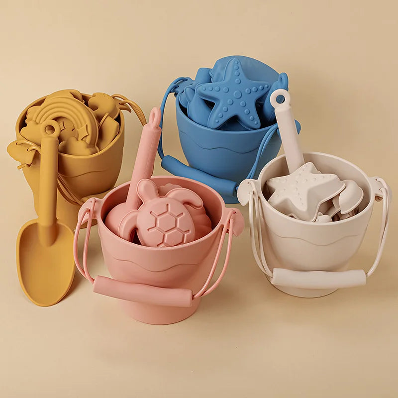 Silicone Beach Bucket Set