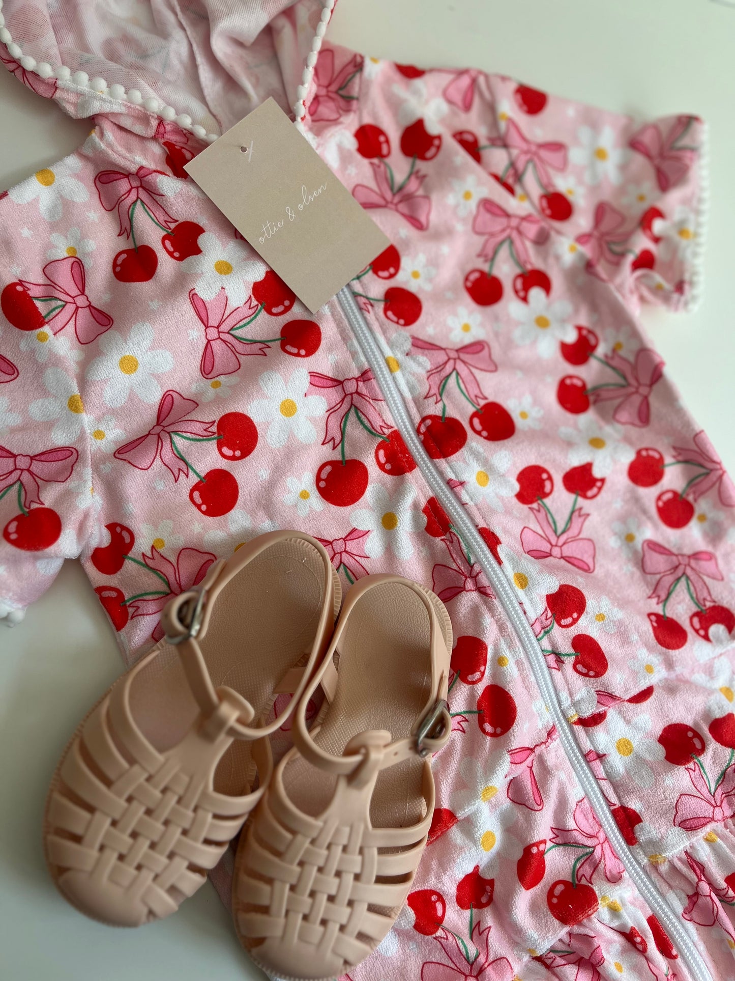 Nelle Cherry Beach Dress