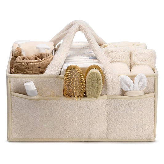 Boucle Nappy Caddy | Organiser | Baby | Nursery Decor