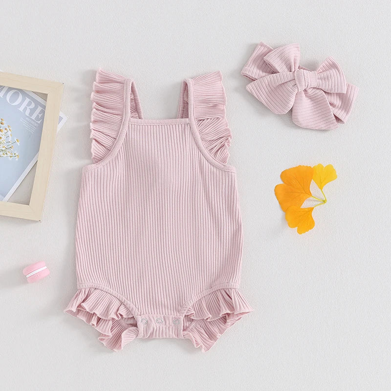 Lexi Ruffle Romper & Bow
