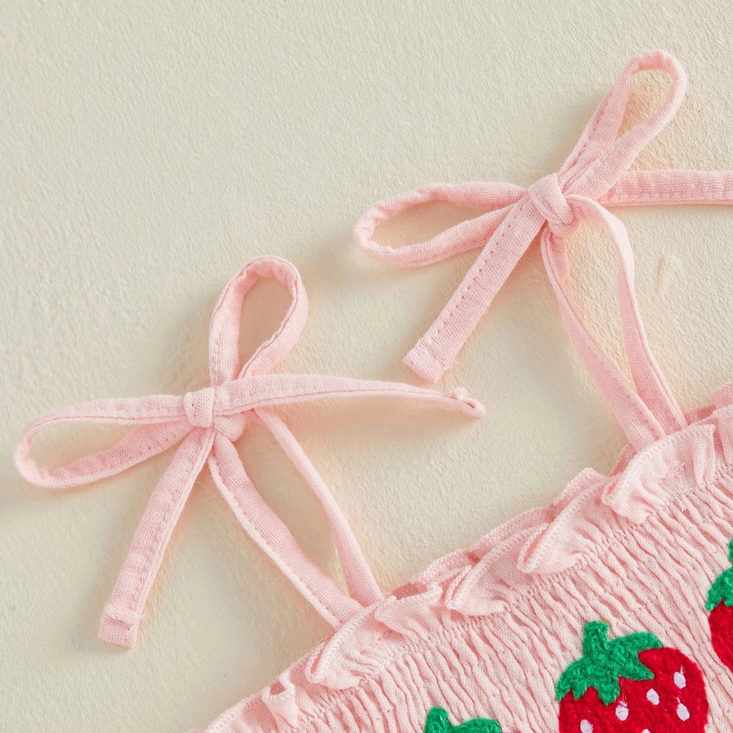 Strawberry Cami Top & Wide Leg Trousers
