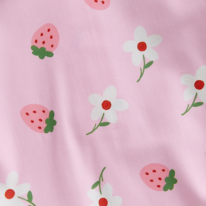 Ottilie Strawberry Swimsuit & Bonnet