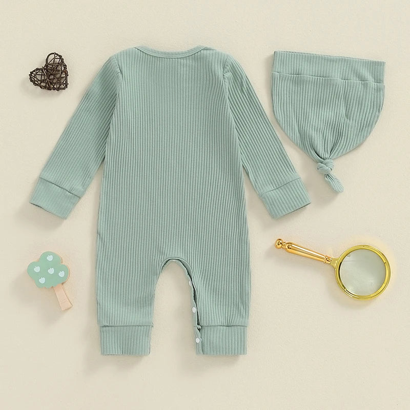 Baby Announcement Romper & Hat