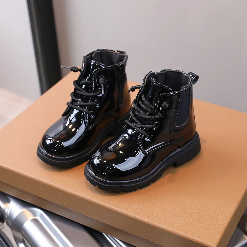 Patent Chelsea Ankle Boots