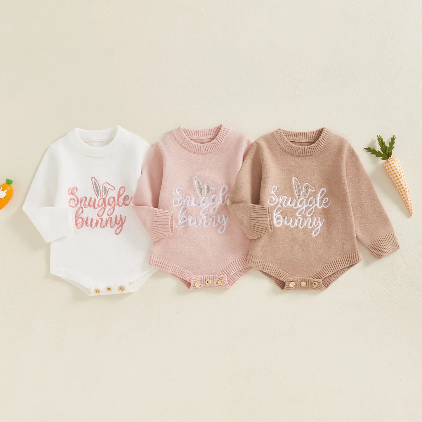 Snuggle Bunny Knitted Romper