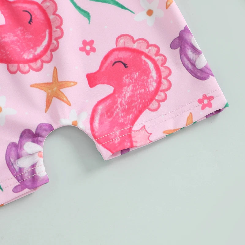 Esme Sea Horse Swimsuit & Hat