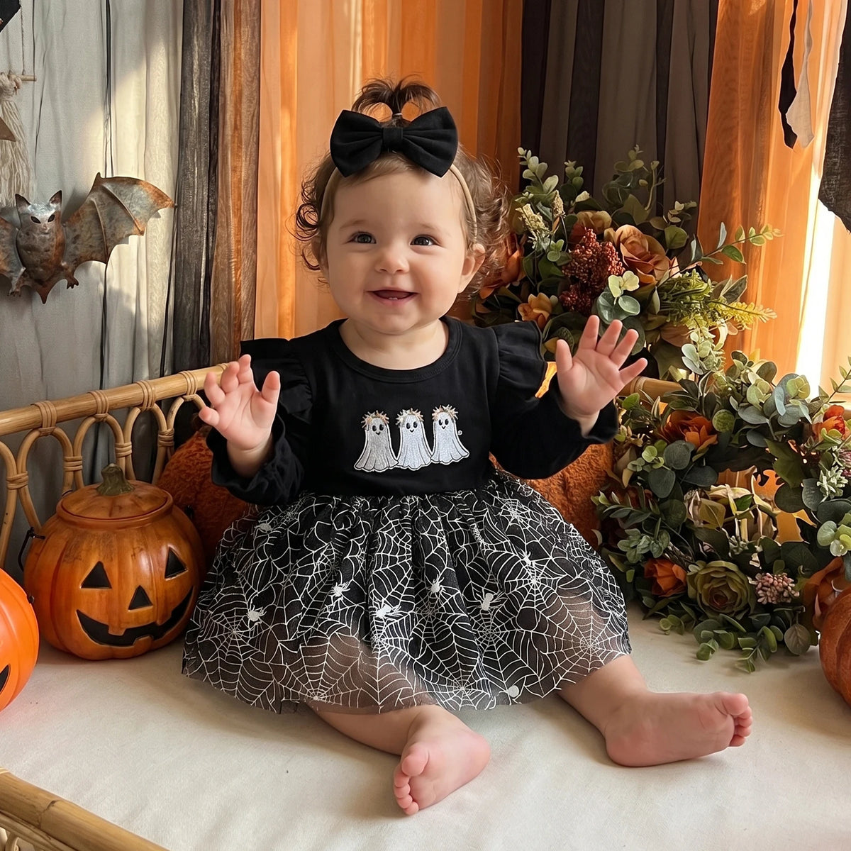 Ghoul Tulle Dress & Bow