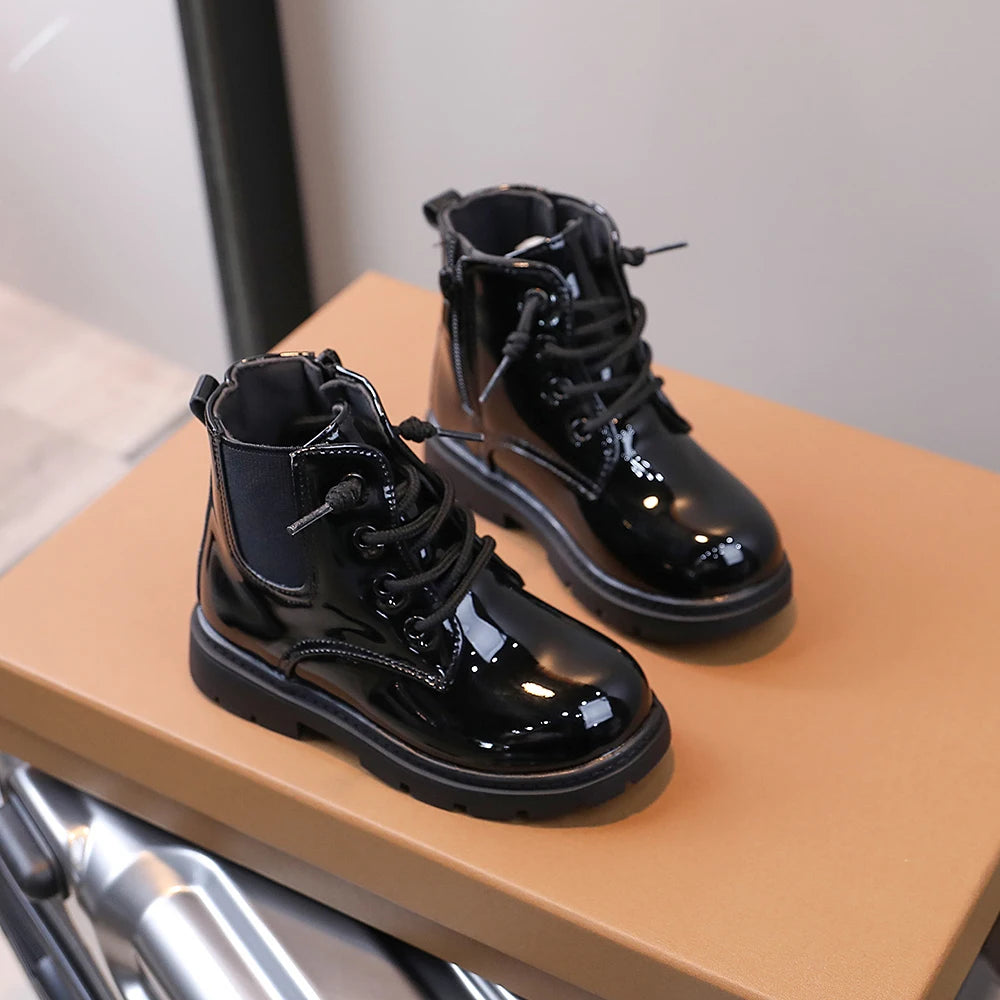 Patent Chelsea Ankle Boots
