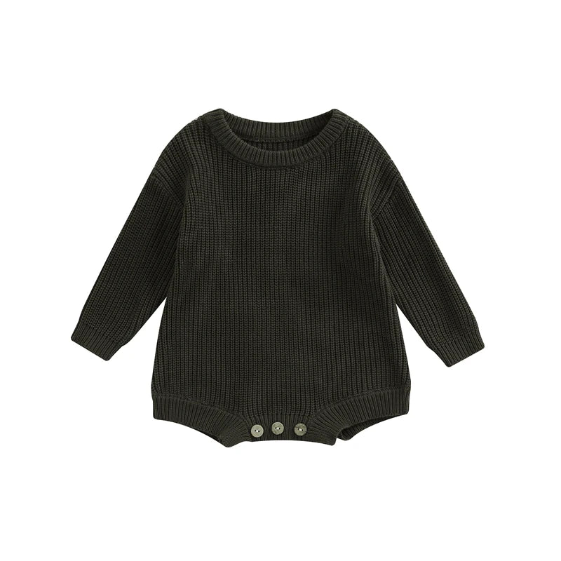 Knitted Ribbed Romper