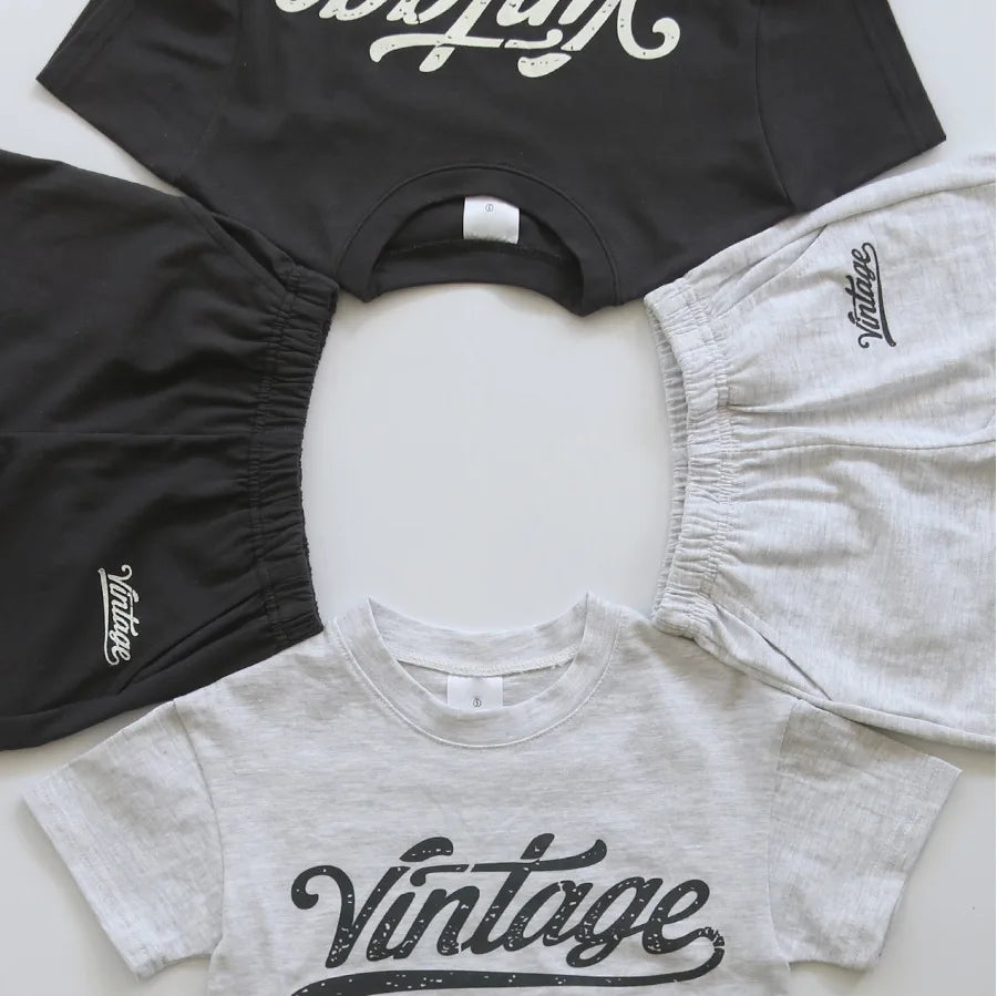 Vintage Cotton Shorts 2pc
