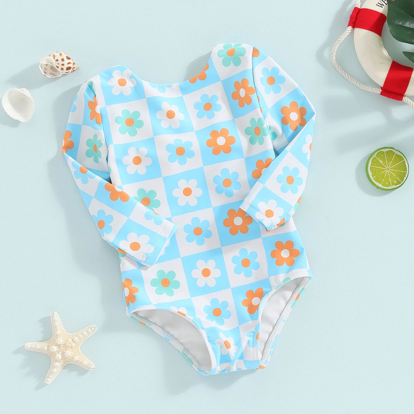 Bonnie Floral Backless Swimsuit