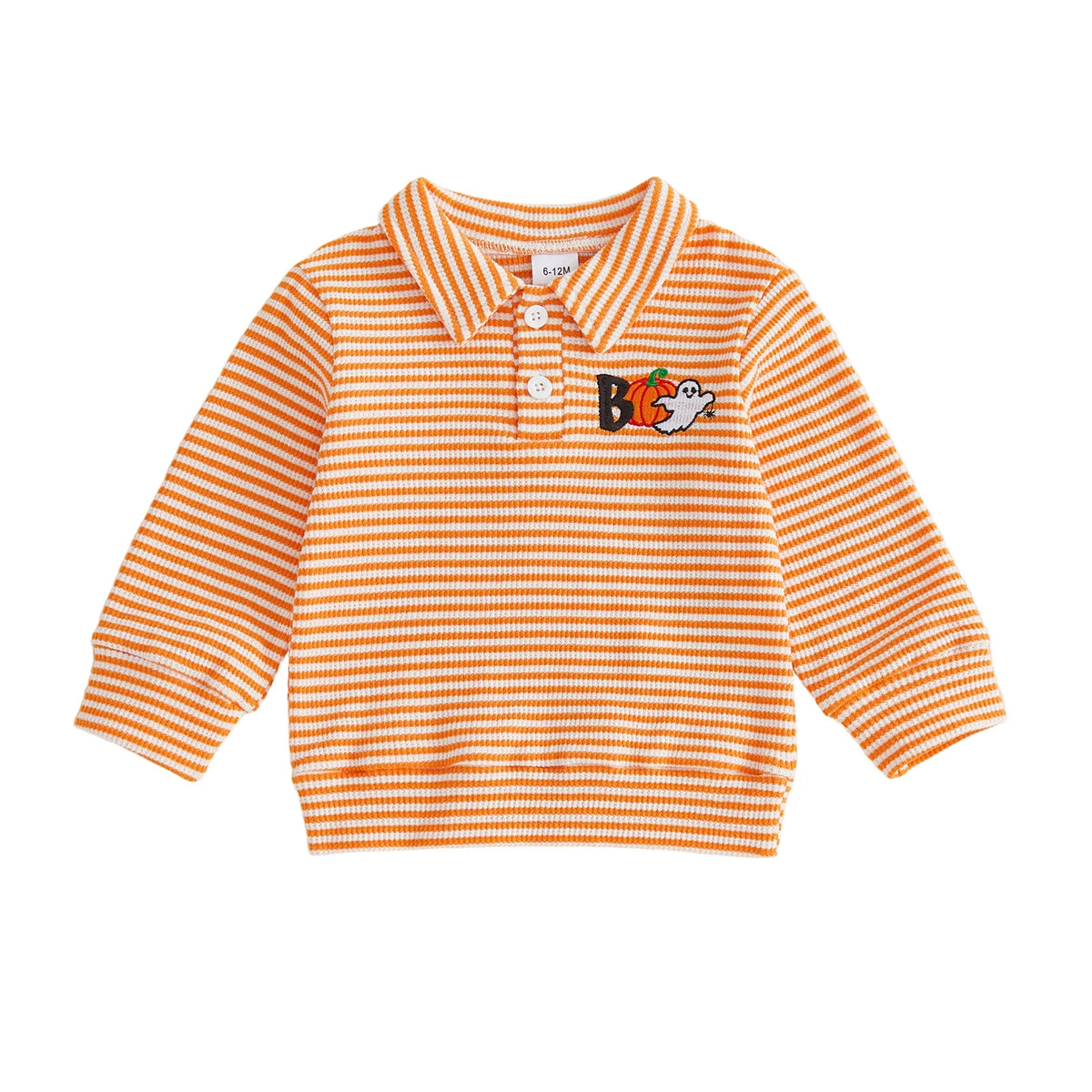 Halloween Stripe Polo Top