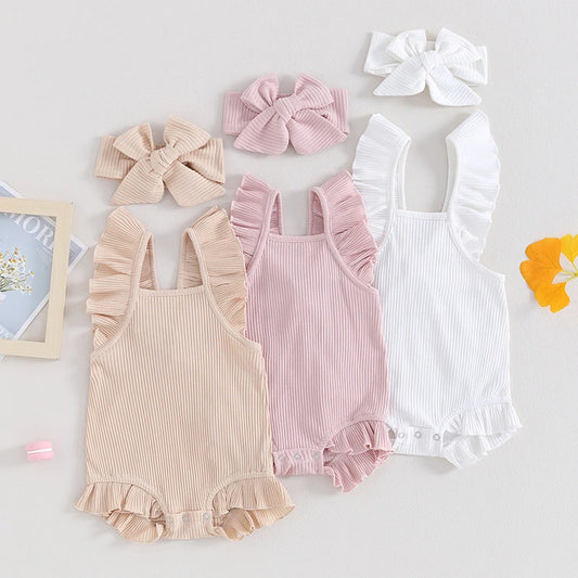 Lexi Ruffle Romper & Bow