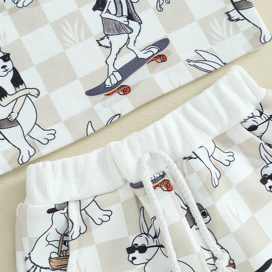 Cool Hare Shorts Set
