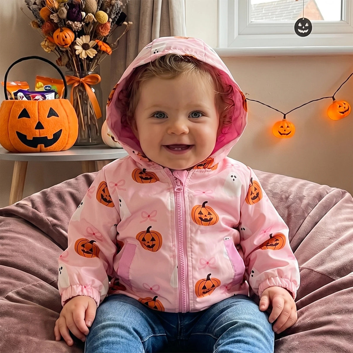 Spooky Girls Rain Mac