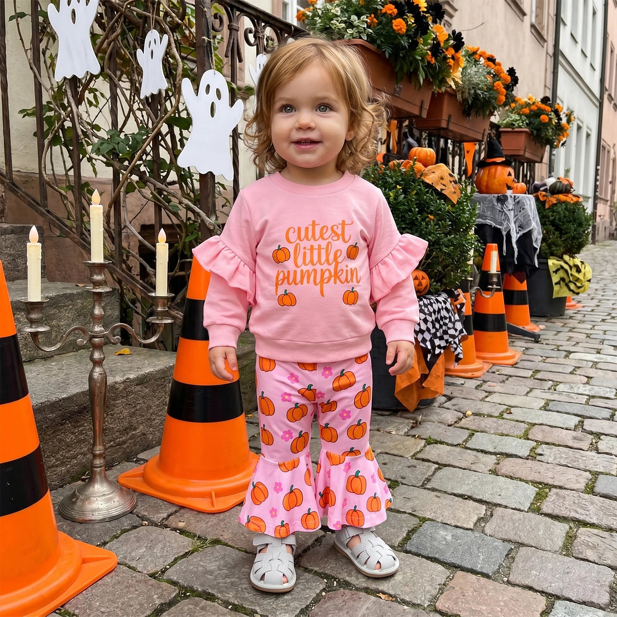 Little Pumpkin Bell Bottoms