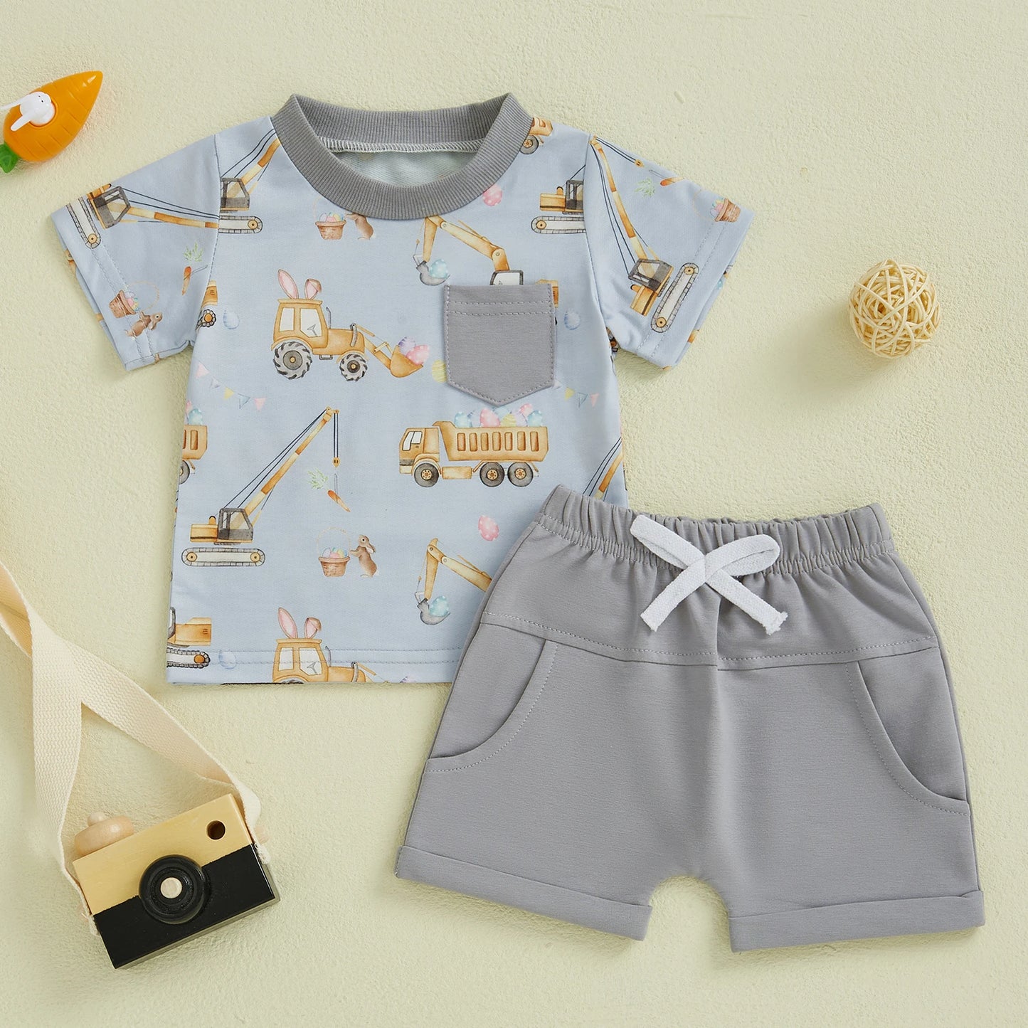 Eggscavator Shorts Set