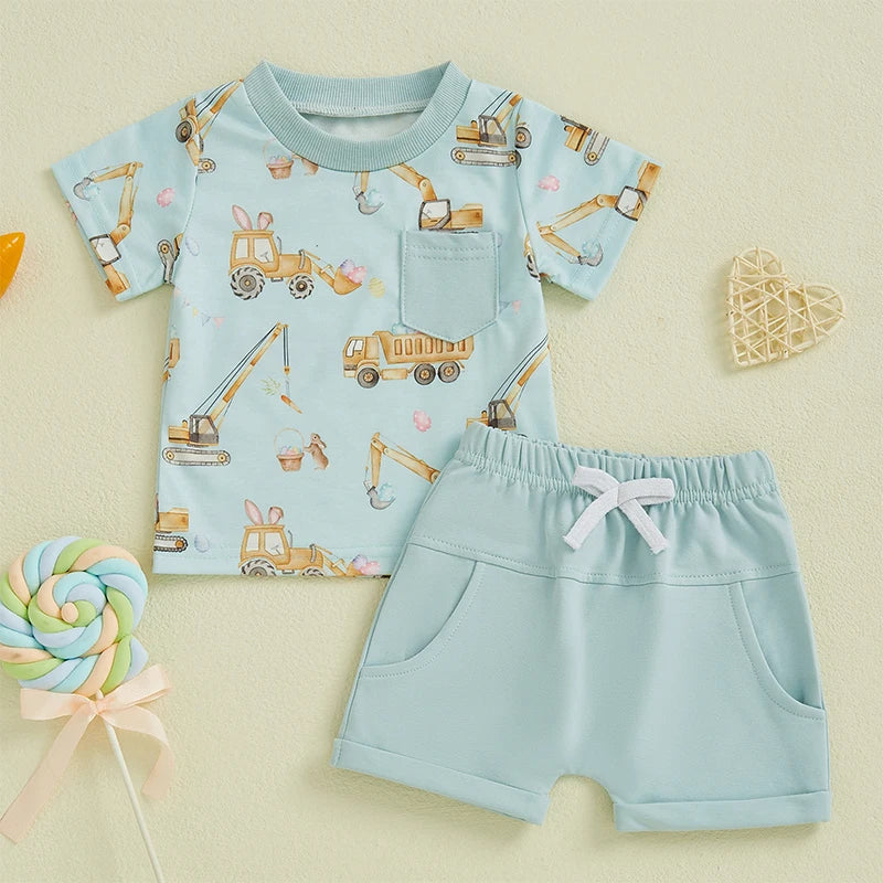 Eggscavator Shorts Set