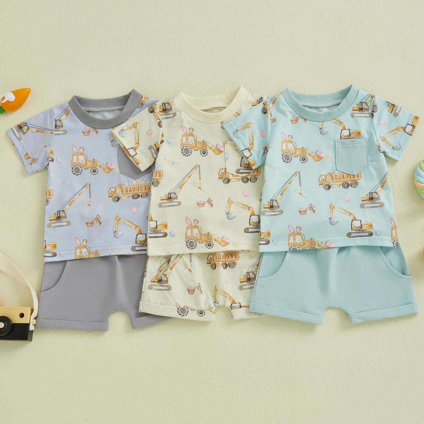 Eggscavator Shorts Set