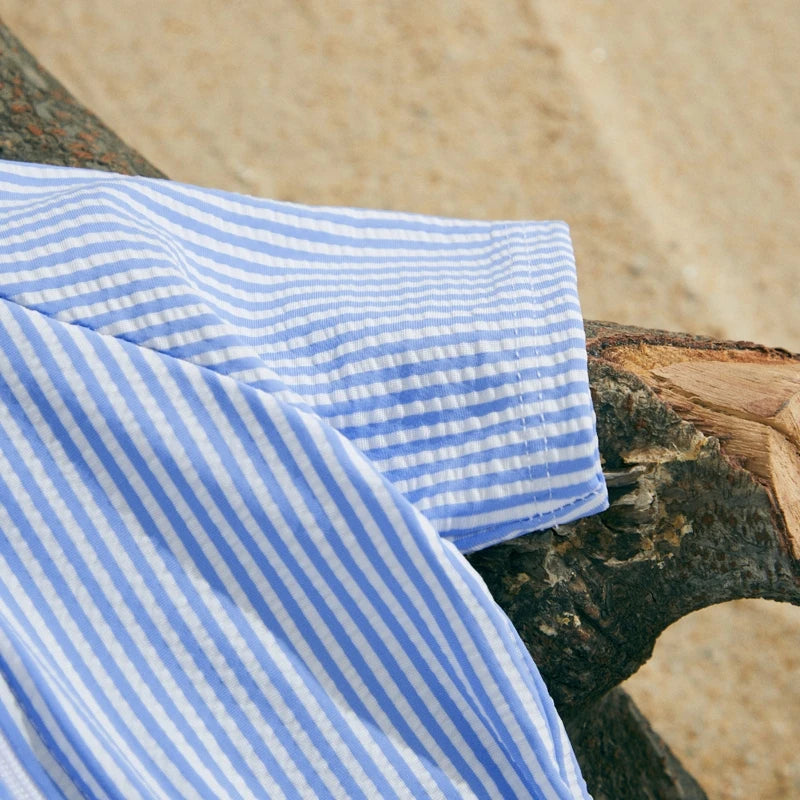 Tomi Pinstripe Swimsuit & Hat