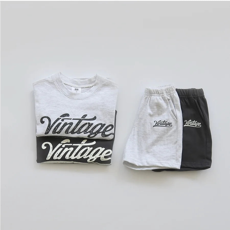 Vintage Cotton Shorts 2pc