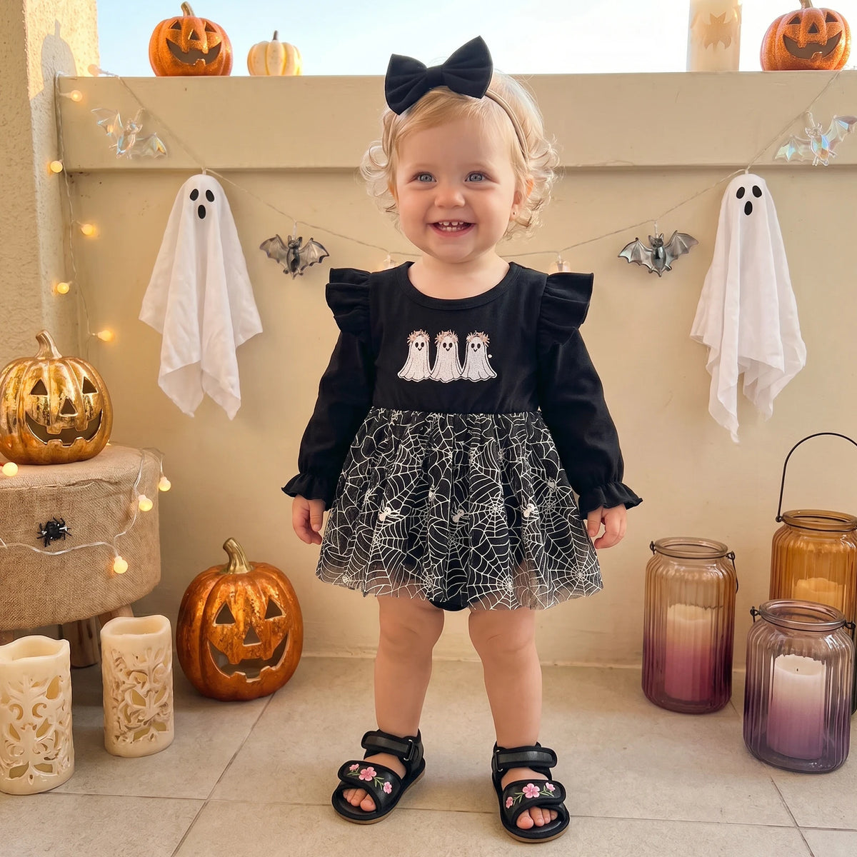 Ghoul Tulle Dress & Bow