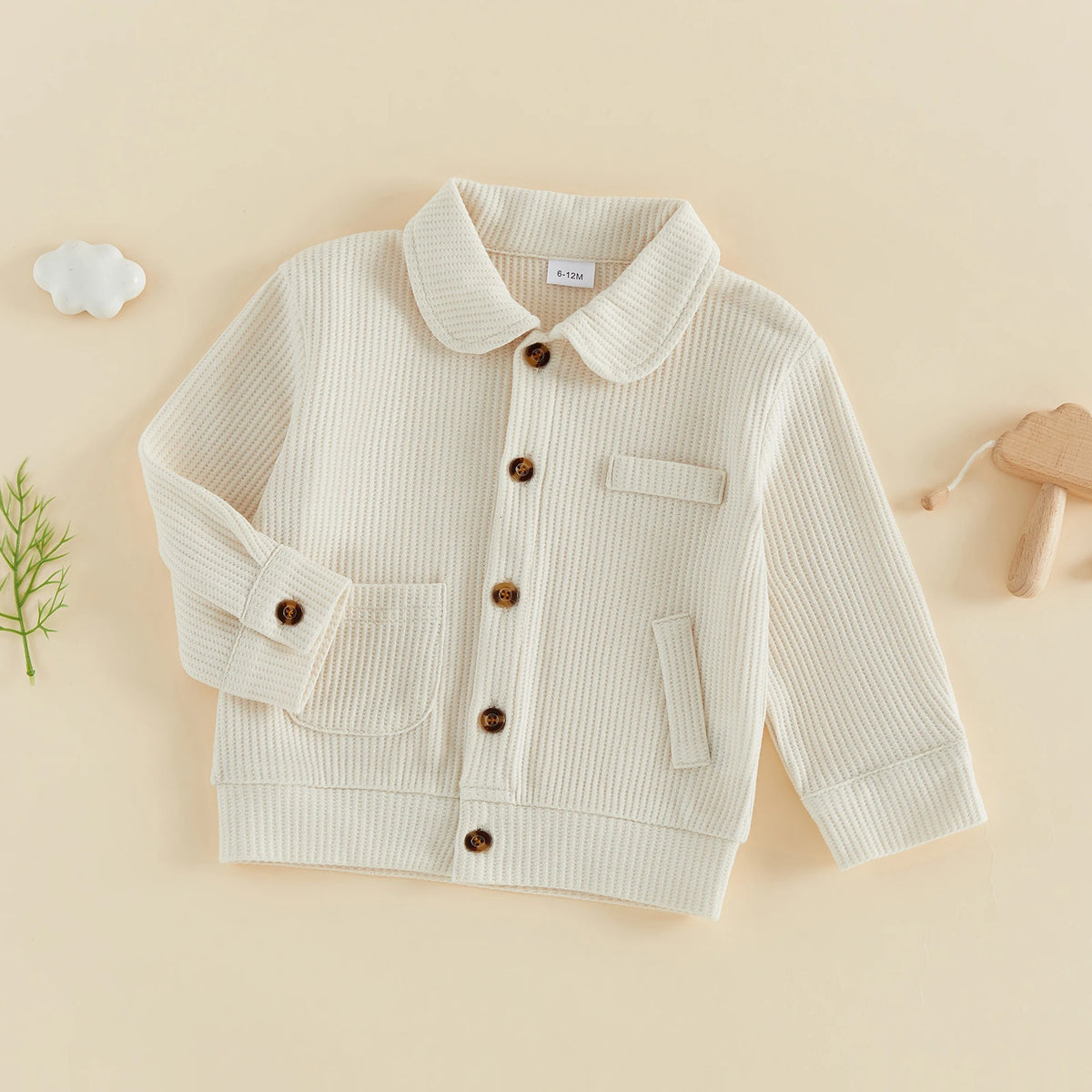 Waffle Collared Jacket