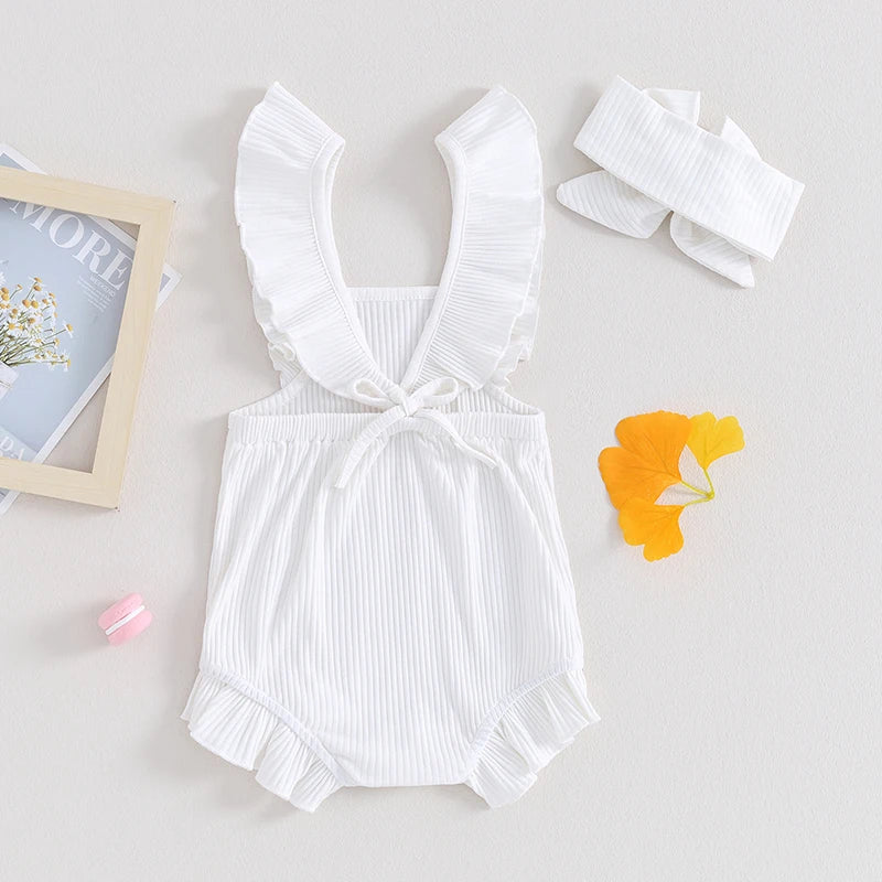 Lexi Ruffle Romper & Bow