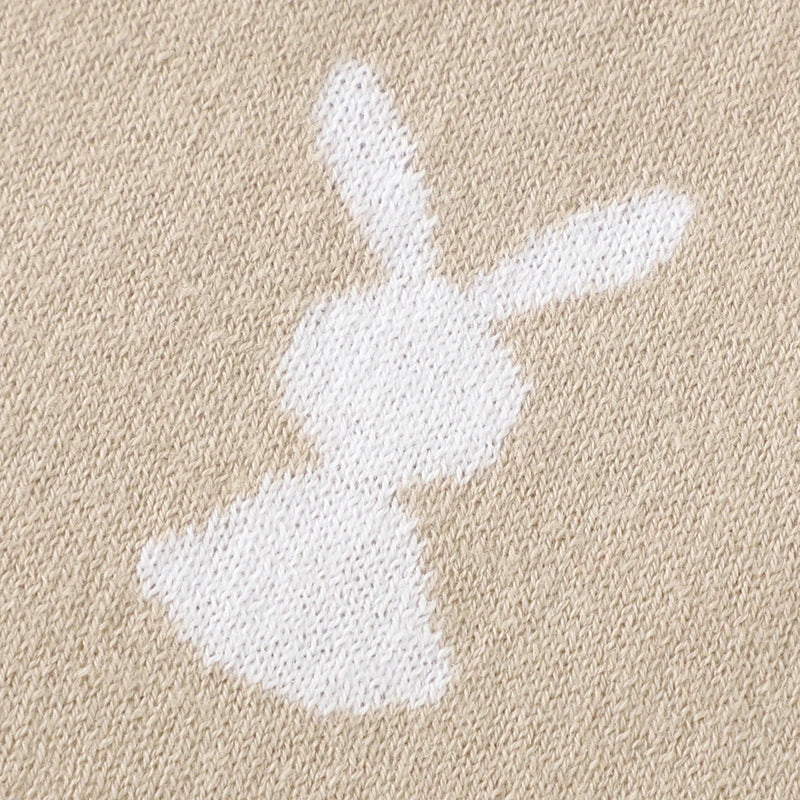 Bunny Knitted Blanket