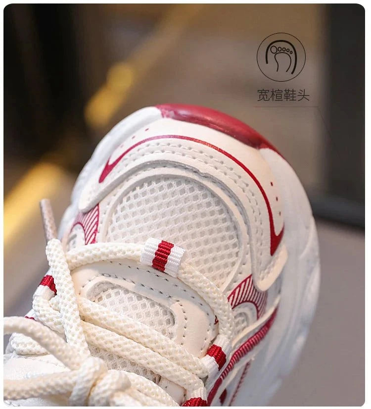 Chunky unisex trainers lightweight breathable mesh sneakers for kids