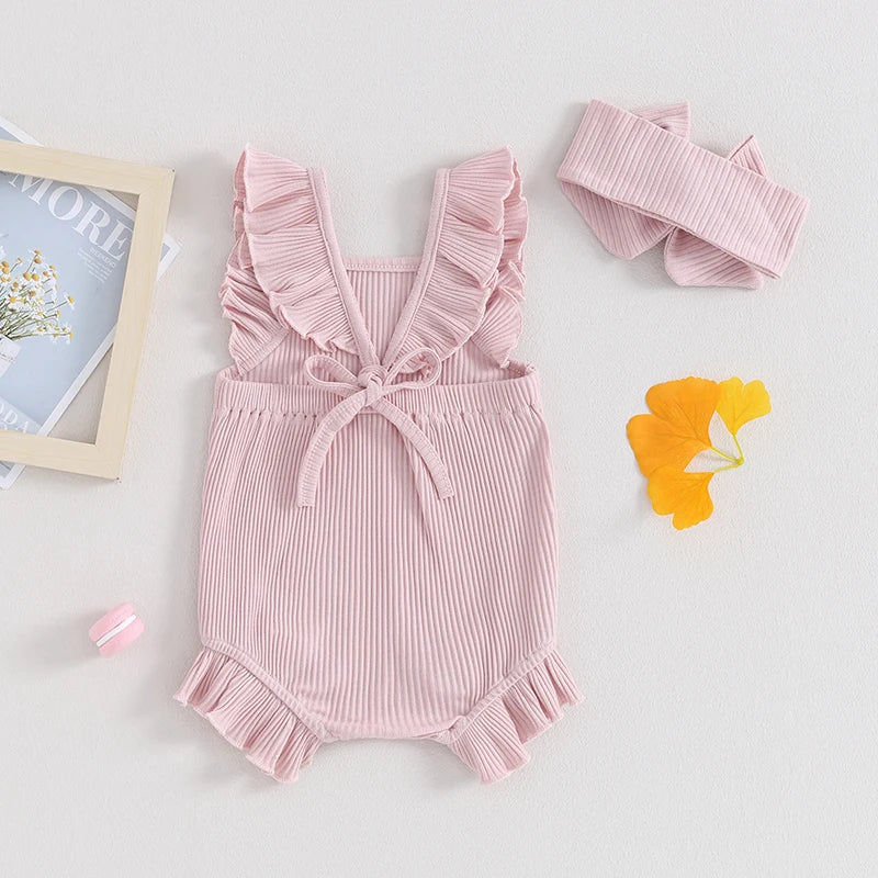 Lexi Ruffle Romper & Bow