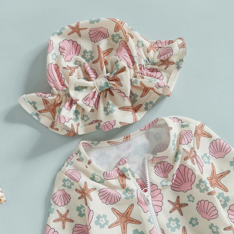 Nora Starfish Swimsuit & Bonnet
