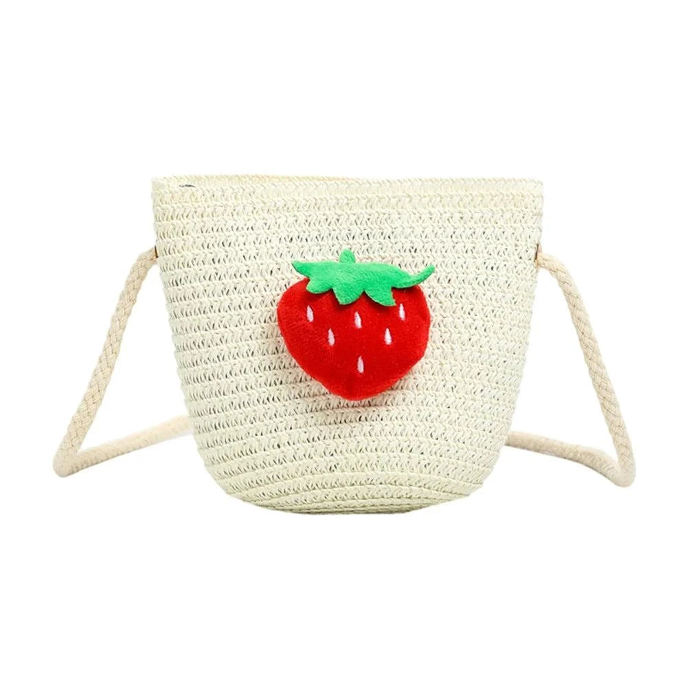 Strawberry Mini Straw Bag