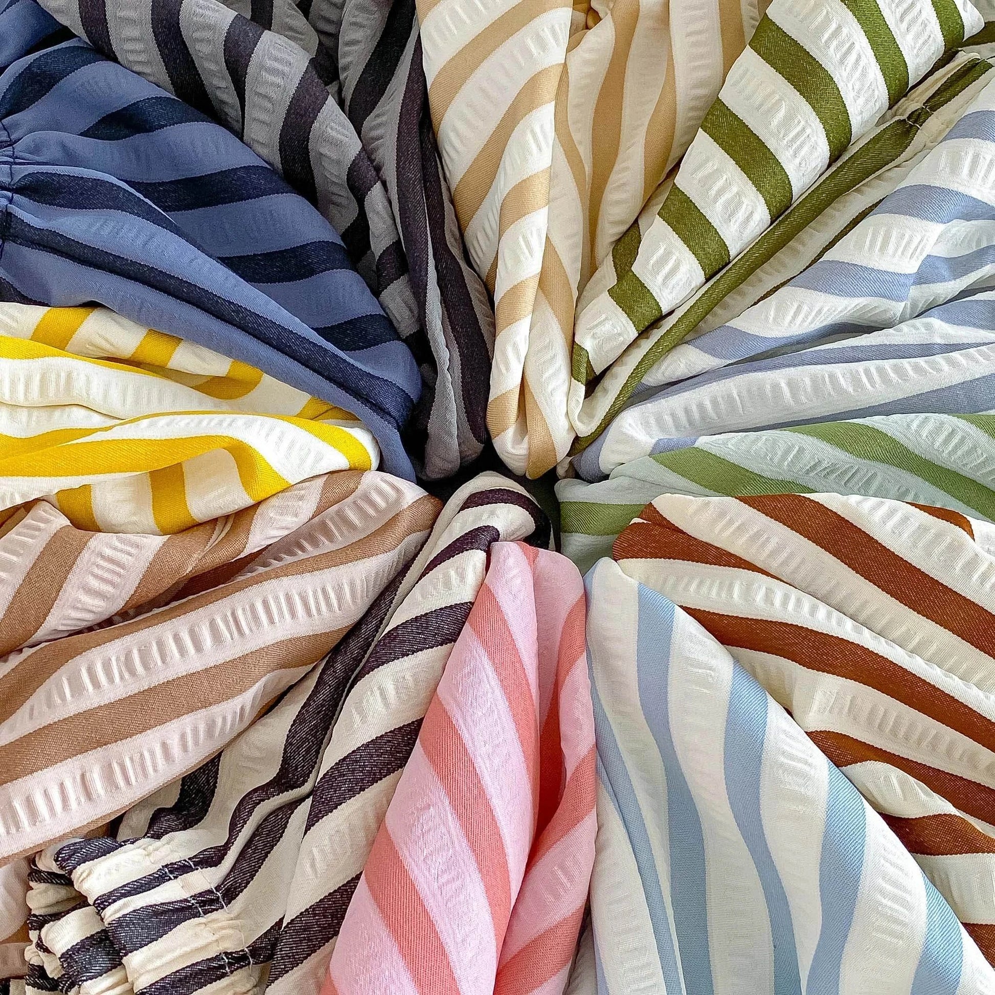 Kids' pinstripe casual shorts for summer with a timeless, comfortable design