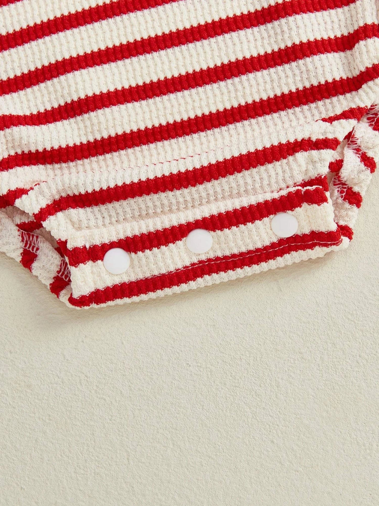 Strawberry Stripe Bubble Romper