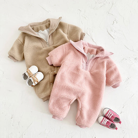 Half-Zip Fleece Snowsuit