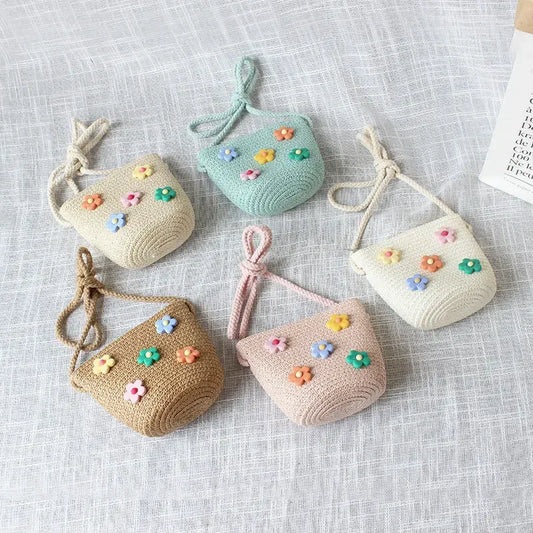 Mini Flower Straw Bag